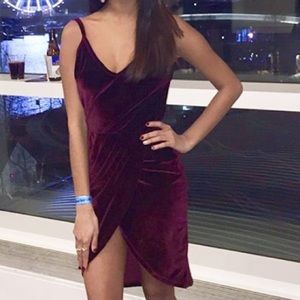 Open back tulip dress